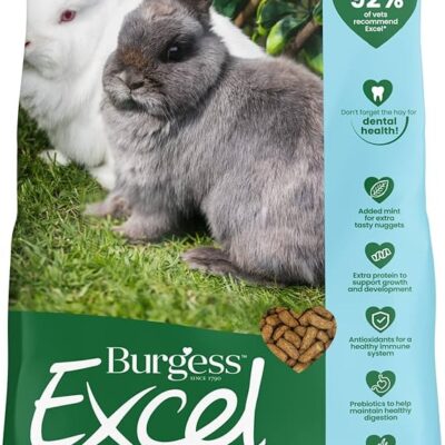 Burgess Excel Nuggets for Junior & Dwarf Rabbits - Image 1