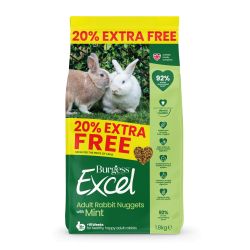 Burgess Excel Nuggets with Mint - 1.5kg + 20% FREE (1.8kg)